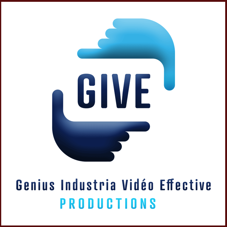 le logo de la société de productions audiovisuelles GIVE Prod